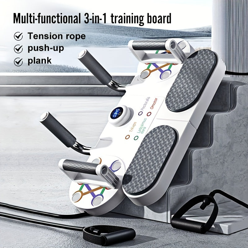 NNETM Push-Up Bar with Bands & Timer-2