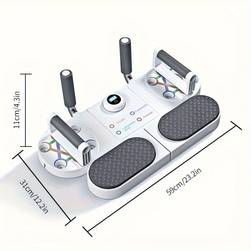 NNETM Push-Up Bar with Bands & Timer-1