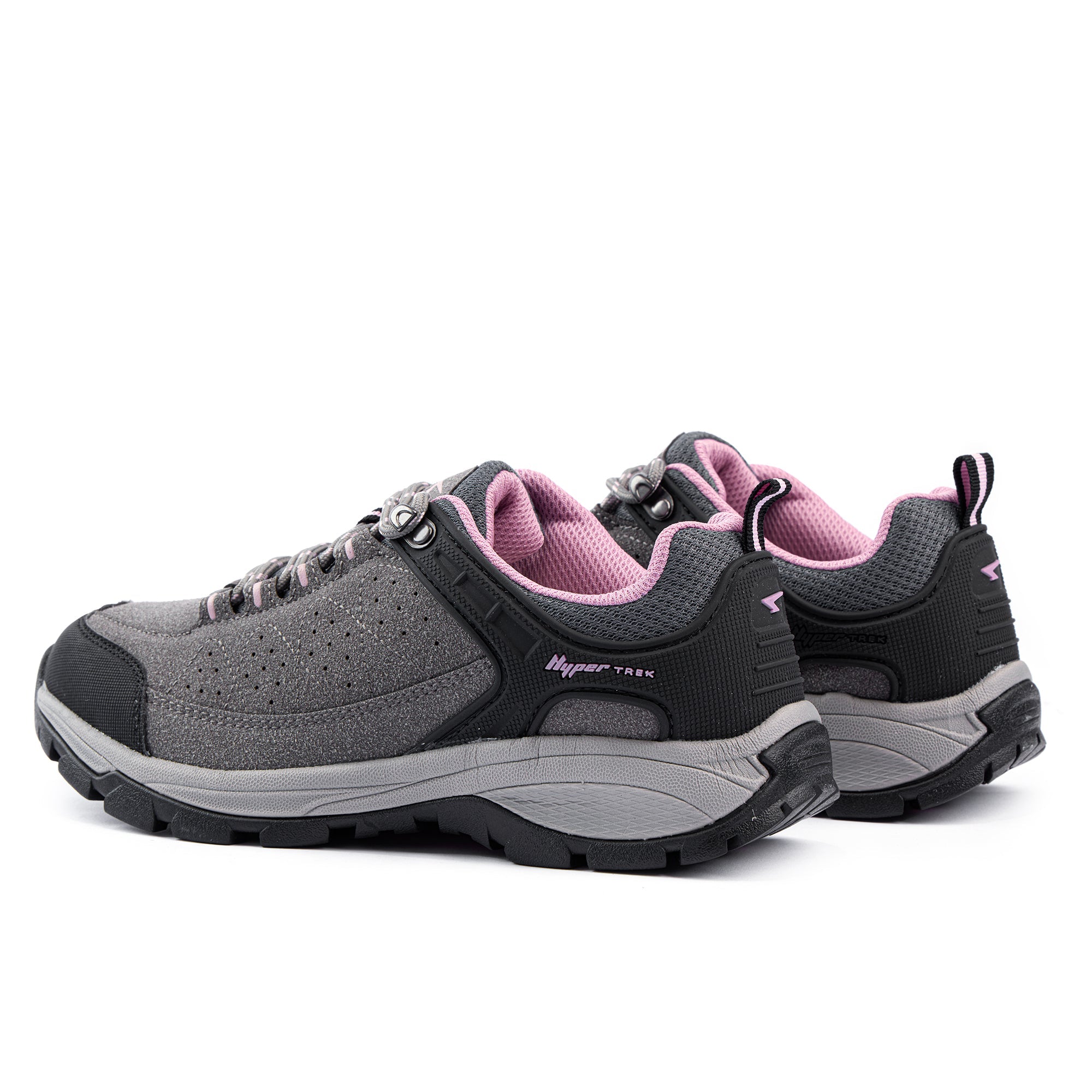 Pioneer Ladies Lace Up Runner Charcoal/Black