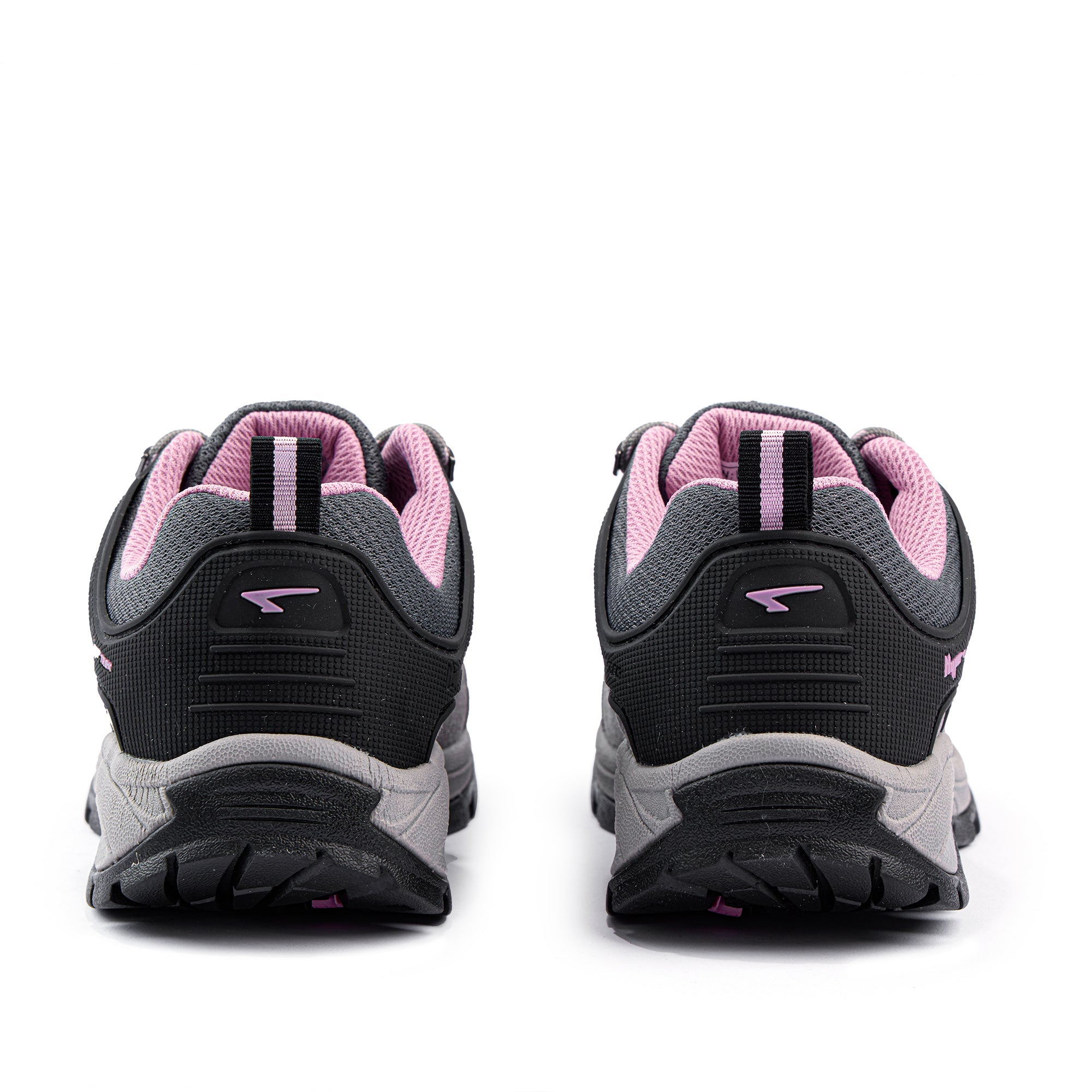 Pioneer Ladies Lace Up Runner Charcoal/Black