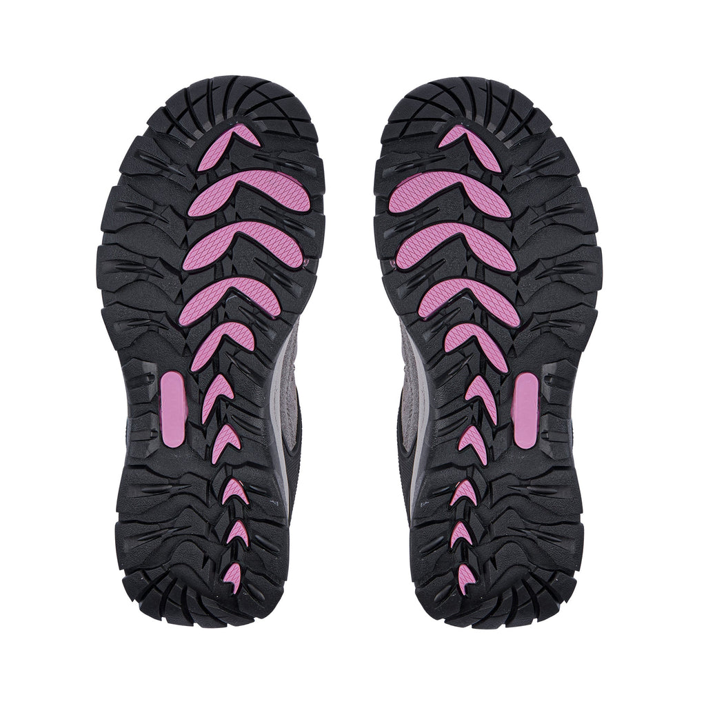 Pioneer Ladies Lace Up Runner Charcoal/Black