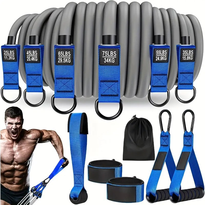 Resistance Bands Set with Handles (12pcs)-0