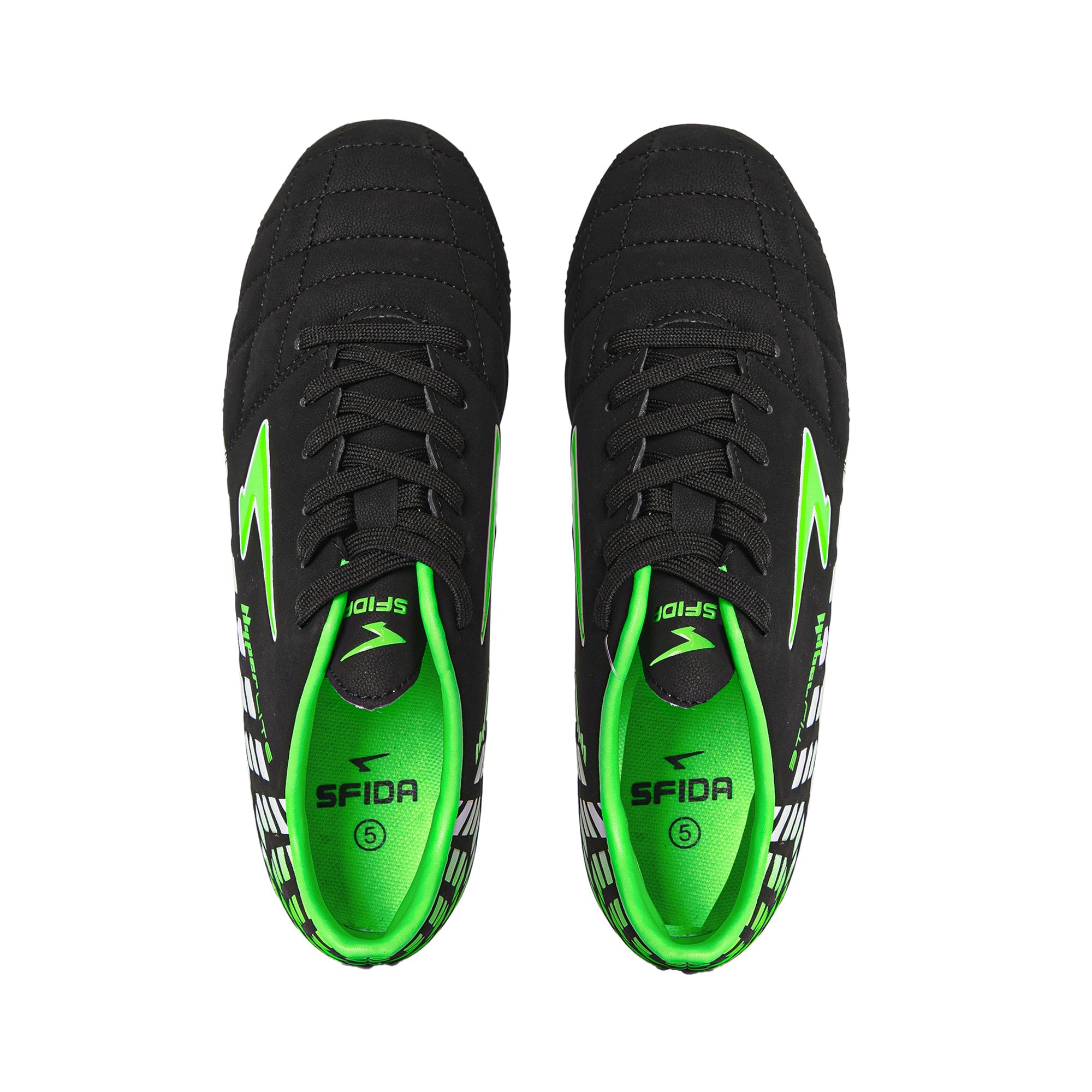 Katana Adult's Football Boots - Black/Green